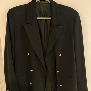 Marks & Spencer Double-Breasted Black Blazer
